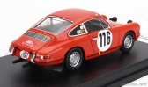 Trofeu Porsche 911t Coupe (night Version) N 116 2nd Rally Montecarlo 1968 P.toivonen - M.tiukkanen - 1:43 Orange