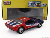 Motor-max Ford usa Gt N 58 Racing 2004 1:24 Modrá Bílá Červená
