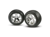 Traxxas kolo 2.8", disk All-Star stříbrný, pneu Alias (2) (zadní)