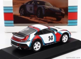 Spark-model Porsche 911 992 Dakar Coupe N 14 Martini Racing Livery 2023 1:43 Biela červená modrá