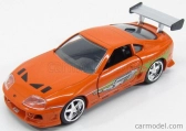 Jada Toyota Supra Mkiv 1995 - Paul Walker - Brian O'conner - Rýchlo a zbesilo I (2001) 1:32 Oranžovo zelená