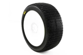 TRIGON V3 BUGGY S2 (SOFT) lepené pneumatiky, biele disky, 2 ks.