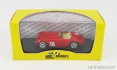 Art-model Ferrari 166mm Barchetta Spider N 56 Winner Vermicino - Rocca Di Papa 1949 G.marzotto 1:43 Červená