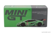 Mini-gt Lamborghini Huracan Gt3 Evo2 Team Iron Lynx N 63 Imsa 24h Daytona 2023 Mirko Bortolotti - Andrea Caldarelli - Roman Grosjean - Jordan Pepper 1:64 Green