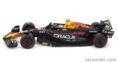 Spark-model Red bull F1 Rb20 Team Oracle Red Bull Racing N 11 2nd Bahrain Gp 2024 Sergio Perez 1:64 Modrá žltá červená