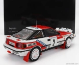 Kyosho Toyota Celica Gt-four St165 (nočná verzia) N 2 Winner Rally Montecarlo 1991 C.sainz - L.moya 1:18 Biela červená