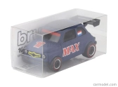 Brumm Fiat 500 Brums Livery Max N 1 World Champion 2024 - F1 Wheels 1:43 Matt Blue