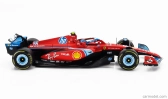 Bburago Ferrari F1  Sf-24 Team Scuderia Ferrari N 55 5th Miami Gp 2024 Carlos Sainz 1:18 Červená Černá Světle Modrá