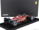 Looksmart Ferrari F1  Sf-24 Team Scuderia Ferrari N 16 3rd Miami Gp 2024 Charles Leclerc - Con Vetrina - With Showcase 1:18 Červená Černá Světle Modrá
