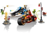 LEGO Ninjago - Kaiova motorka s čepelemi a Zaneův sněžný vůz