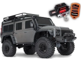 RC auto s navijákem Traxxas TRX-4 Land Rover Defender 1:10 TQi RTR, šedá