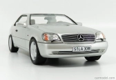 Kultové modely Mercedes benz S-class 600sec Coupe (c140) 1992 1:18 Strieborný