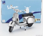 Newray Piaggio Vespa P200e 1978 1:12, stříbrná