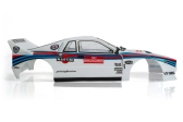 Karoséria lakovaná, Lancial 037 EVO2 Martini, nálepky, príslušenstvo (200mm)