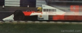 Edicola Mclaren F1 Mp4/5b N 27 Ayrton Senna Majster sveta v britskom Gp 1990 1:43 Bielo-červená
