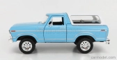 Motor-max Ford usa Bronco Hard-top Closed 1978 1:24 Světle Modrá Bílá