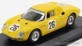 Najlepší model Ferrari 250lm 3.3l V12 Ch. N6313 Team Pierre Dumay N 26 2. 24h Le Mans 1965 Pierre Dumay - Gustave Gosselin 1:43 Žltá
