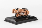 Abrex Cararama 1:43 – BMW-R75 Motorbike – Sandy Yellow