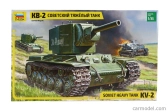 Zvezda Tank Kv-2 Soviet Heavy Tank Military 1945 1:35 /