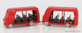 Officina-942 Fiat 1100 Elr Autotreno Visitatori Fiera Del Levante Carrozzeria Romanazzi 1953 1:76 červená