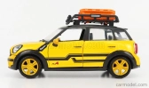 Motor-max Mini Cooper S Countryman With Roof Rack 2011 1:24 Žlutá Černá