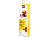LEGO gélové pero s minifigúrkou červené