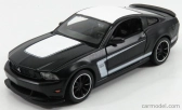 Maisto Ford USA Mustang Boss 302 Coupe 2012 1:24 matná čierno-biela