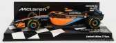 Minichamps Mclaren F1  Mcl36 Team Mclaren N 4 Bahrain Gp 2022 Lando Norris 1:43 Oranžová Světle Modrá