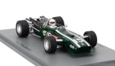 Spark-model Cooper F1  T86 N 15 South Africa Gp 1968 Ludovico Scarfiotti 1:43 Zelená Bílá