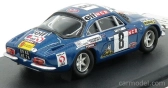 Trofeu Renault Alpine A110 N 8 Rally Du Maroc 1974 Tahitien - G.de Warren 1:43 Blue Met