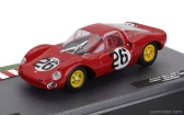 Edicola Ferrari 206sp Dino Spider Team Scuderia Ferrari Sefac N 26 Winner Trento-bondone 1965 Ludovico Scarfiotti 1:43 Červená