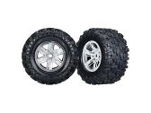 Traxxas koleso 4.3/5.7", disk saténový, pneu Maxx AT (pár)