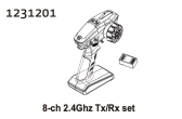 1231201 – 8-kanálová RC súprava 2,4 GHz TX/RX CR4.4 PATROL
