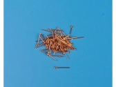 Krick čap s okom medený 2 x 11 mm (cca 100)