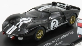 Cmr Ford usa Gt40 Mkii 7.0l V8 Team Shelby American Inc. N 2 Winner 24h Le Mans 1966 B.mclaren - C.amon 1:43 Černá Stříbrná