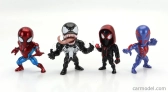 Jada Sada figúrok 4x Avengers - Spider Man - Miles Morales - Spiderman 2099 - Venom - cm. 6.0 1:32 Rôzne