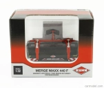 Ros-model Kuhn Merge Maaxx 440 F - Andanatore A Tappeto Frontale 1:32 Červená Stříbrná Černá
