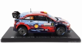 Edicola Hyundai I20 Coupe Wrc N 6 Winner Rally Sardinia Taliansko 2019 D.sordo - C.del Bario 1:24 Svetlomodrá Červená Čierna