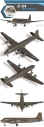 Model Kit letadlo 12652 - USAF C-54 SKYMASTER (1:144)