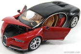 Welly Bugatti Chiron Le Patron 2016 1:24 Italská Červená - Černá Nokturno