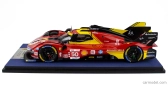 Looksmart Ferrari 499p 3.0l Turbo V6 Team Ferrari Af Corse N 50 Winner 24h Le Mans 2024 Antonio Fuoco - Miguel Molina - Nicklas Nielsen 1:18 Červená Žltá Čierna