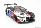 Minichamps BMW radu 4 M4 Gt3 Team Schubert Motorsport N 20 24h Nurburgring 2022 Jesse Krohn - Alexander Sims - Jens Klingmann - Niklas Krutten 1:18 Biela čierna červená modrá