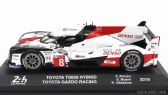 Edicola Toyota Ts050 Hybrid Team Toyota Gazoo Racing N 8 Winner 24h Le Mans 2019 Sebastien Buemi - Kazuki Nakajima - Fernando Alonso 1:43 Biela červená čierna