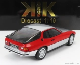 Porsche 924 Turbo Coupe 1986 v mierke 1:18 strieborno-červená