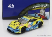 Spark-model Porsche 911 991 Rsr-19 4.2l Team Dempsey Proton Racing N 88 24h Le Mans 2022 F.poordad - M.root - J.heylen 1:64 Žlutá Světle Modrá