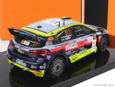 Ixo-models Hyundai I20 R5 N 11 Rally Polen 2022 T.kristensson - A.johansson 1:43 Svetlo modrá žltá červená čierna