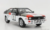 Ixo-models Audi Quattro N 3 Rally 1000 Lakes 1982 H.mikkola - A.hertz 1:18 Bielo-šedo-červená