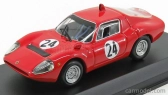 Najlepší model Fiat Abarth Ot1300 N 24 Winner Trento-bondone 1968 Karl Federhofer 1:43 Červená