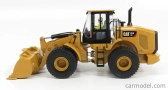 Dm-models Caterpillar Cat950gc Ruspa Gommata - Scraper Tractor Wheel Loader 1:50 Žlutá Černá