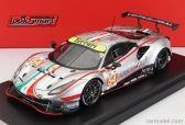 Looksmart Ferrari 488 Gte Evo 3.9l Turbo V8 Team Af Corse N 54 1:43, stříbrná